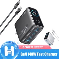 Anker GaN 140W Charger with Screen Display Fast Charger First Ai Windows Charger Multiple Protocol F