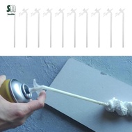 [Sunnimix] 10Pcs Spray Foam Replacement Tubes Spray Foam Nozzles Clear Spray Foam Sealant Tube Durab