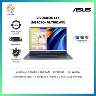 Asus Laptop Vivobook 14X M1403Q-ALY081WS 14" WUXGA Quiet Blue ( Ryzen 5 5600H, 8GB, 512GB SSD, ATI, W11, HS )