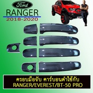 Door Handle Cover BT-50 Pro 2012-2020 Carbon Black Mazda bt50