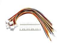 daier 20 Sets Jst Xh 2.54 4 Pin Connector Plug Male with 200mm Wire & Female Connector