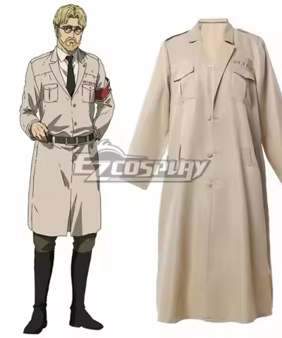 Attack On Titan Final Season Zeke Jaeger Coat Jacket Halloween Cosplay Costume E