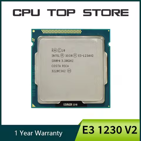 Intel Xeon E3 1230 V2 3.3GHz 4-Core CPU Processor SR0P4 LGA 1155