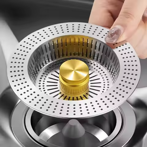 Kitchen Sink Filter drain, vegetable basin, sink filter screen, leaking plug, kitchen universal pres