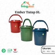 SL 3GL 4GL 5GL Bucket with Lid Cheap Plastic Bucket Water Bucket/ with Lid Bathroom Bucket/