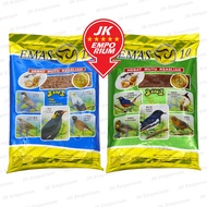 450g Emas 10 3 in 1 Natural Bird Food Feed for Murai Tiong Mas Barau Mynah Makanan Burung
