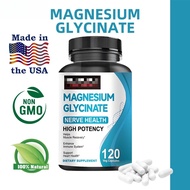 K-I--R-K Magnesium Glycinate Capsules Magnesium Glycinate Magnesium Supplement help relieve stress a