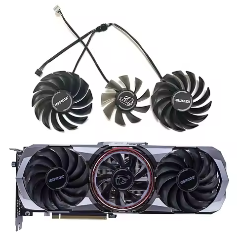 88Mm DC 12V 0.5A PVA080E12R RTX 3090 GPU Cooler For iGame RTX 3060 3070 3080 TI 3090 Vulcan Graphics