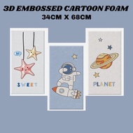 3D Embossed Cartoon Foam Sticker Wallpaper Dinding Ruang Tamu  Wallpaper Dinding Bilik Tidur Wallpan