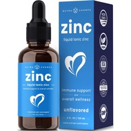Liquid Zinc for Kids & Adults | Vegan, Pure Ionic Zinc 4 oz Drops Enhanced with Vitamin C | Elementa