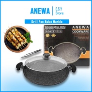 Anewa panggangan bbq grill pan bulat