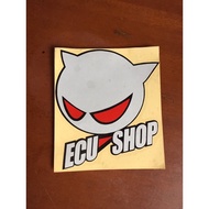 ECU SHOP car stickers