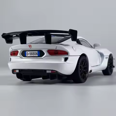 1:32 Dodge Viper ACR Massive Sports Car Alloy Metal Diecast Model Car Pull Back Collections Hobby Bi