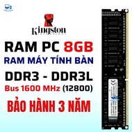 KINGSTON PC Ram 8GB DDR3 bus 1600Mhz Memory Ram PC3 12800 DIMM Desktop -