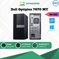 PC i5 Dell Optiplex 7070 MT Intel Core I5 (9th Gen) / 8GB RAM / 256GB NVME / Win 10 Pro (Refurbished