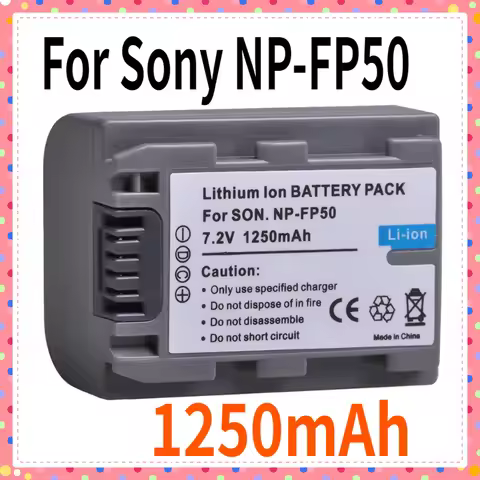 NP-FP50 Bateria NP FP50 NPFP50 Battery for Sony NP-FP30 NP-FP60 NP-FP70 NP-FP71 NP-FP90 NP-FP91 DCR-