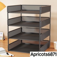 Desktop Folder Metal Folder Multi-Layer Folder Office Folder Storage Rack Folder Storage Box Ready S