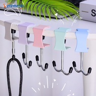 Removable Backpack Hook for Multi-Use Table Edge Mounting - Double Hooks for Miscellaneous Item Stor