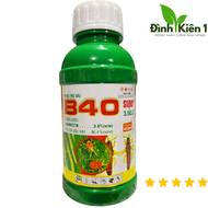 Thuốc trừ sâu sinh học B40 super 3.6EC 450ml của TẤN HƯNG - sâu cuốn lá  nhện ghé  sâu phao  bọ trĩ.