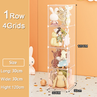 Display Cabinet Transparent Glass Showcase Home Storage Cabinet Hand-Made Display Case 展示柜
