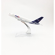 Yalinda FedEx A380 16cm model airplane kits child Birthday gift toys plane models