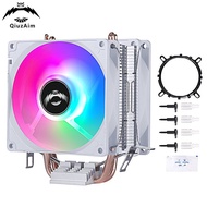 QiuzAim Cpu Fan Cooler Tower Type Radiator PC 2 Heat Pipe am4 am5 amd Processor Air-Cooled Installin