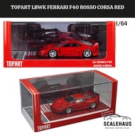 TOPART 1 LBWK Ferrari F40 Red Rosso Corsa64/