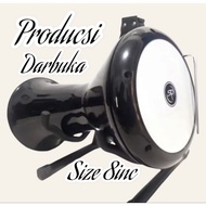 DARBUKA 8IN BLACK WITHOUT BAG FREE KEY L Darbuka 8 Inch