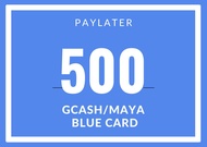 REDEEM BLUE GCASH CARDS