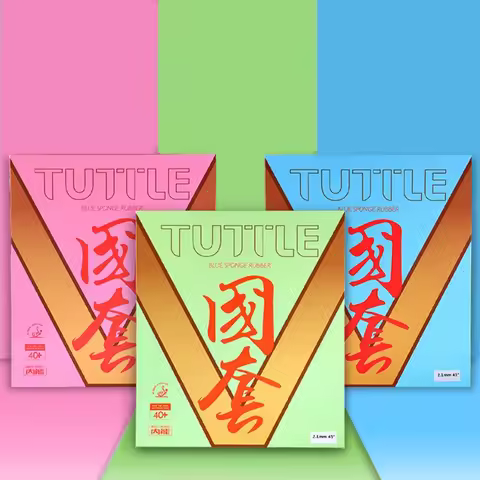 Tuttle Colorful Table Tennis Rubber Sheet Blue Green Pink Semi-tacky Colored Ping Pong Rubber Sheet 