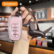 Soopsori TPU Car Key Case For FAW Hongqi H5 2021 2022 2023 Hongqi H5 Auto Remote Key Case Cover Inte