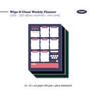 A3 A4 ENHYPEN Album Inspired Weekly Wall Planner/Reusable/Wipe & Clean/Schedule Board