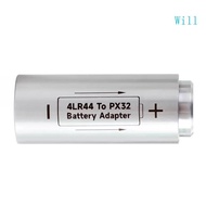 Will Precised  Converter 4LR44 to PX32 Adapter For 35 Series Retro Cameras 4LR44 Cell Compatible