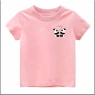 BESTIE PANDA GIRLS' T-SHIRT FOR 1-10 YEARS BOYS'/ CHILDREN'S T-SHIRT/ TOP T-SHIRT/ T-SHIRT/ COTTON C