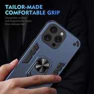 360 Ring Holder Case For iPhone 16 Pro Casing Camera Protection Cover For iPhone 15 Pro Max 14 i13 X