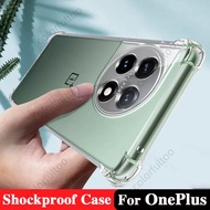 For Oneplus 11 5G One plus 11 Oneplus11 2023 Transparent Airbag Clear Case Anti-knock Soft TPU Silicone Casing Camera Protect Bumper Shockproof Back Cover