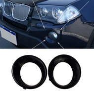 Fog Light Lamp Cover Trim for BMW X3 E83 LCI 2007 2010 Replacement Primed Pair