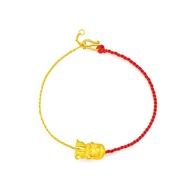 (SG/MY Exclusive) CHOW TAI FOOK Token of Friendship [周大福友礼] Collection 999 Pure Gold Pendant Bracelet - Fox R28624