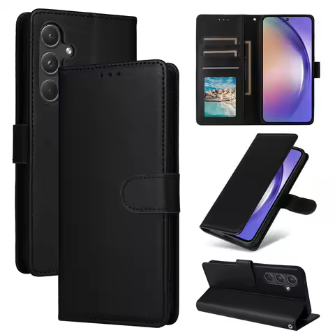 Wallet Card Slot Frame Stand Magnetic Flip Phone Leather Case For Samsung Galaxy J4 Plus j6 2018 J7 