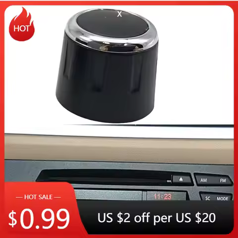 Interior Radio CD Player Volume Button Knob Cover For BMW E90 E91 E92 E81 E82 E87 E88 X1 E84 Z4 E89 