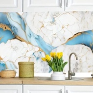 Marble Wall Paper Yellowbiru 7m to/d 8m x 45cm