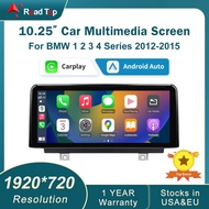 RoadTop Wireless CarPlay Multimedia Screen Android Auto For BMW Series 1 2 3 4 F20 F21 F22 F45 F30 F