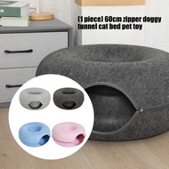 YU Pet Cave Hideaway Portable Bed with Tunnel Washable Dog Bed for Indoor Hiking Camping Play Bed
