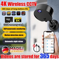 【24 hour shipping】4K cctv wireless outdoor hidden cctv mini tanpa wayar cctv wireless mini cctv conn