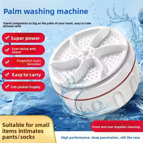 Small mini washing machine turbo portable lazy artifact underwear special cleaning machine washing s