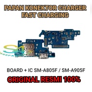FLEXIBLE CONNECTOR BOARD SAMSUNG SM A805F / SM A905F PCB BOARD IC FAST CHARGING ORIGINAL