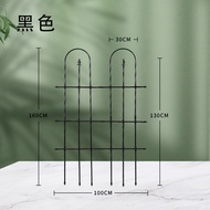 ST&amp;💘Fence Fence Outdoor Iron Barrier Chinese Rose Lattice Net Wall Climbing Flower Stand Rose Grid Balcony Garden Wall S