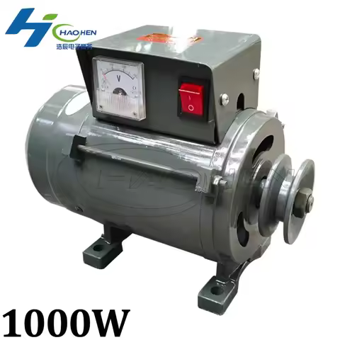 500-1500r/min Low-speed 1KW Permanent Magnet Brushless Generator With Voltage Regulator Copper Wire 