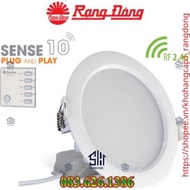 Set Of 10 LED Downlight RF Ceiling Lights remote 90 / 7W Rang Dong AT16.Rm 90 / 7W.C10, Cast Aluminum Case