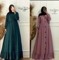 NATALIA- Gamis Alesha  Gamis Polos  Gamis  Maxy Dress